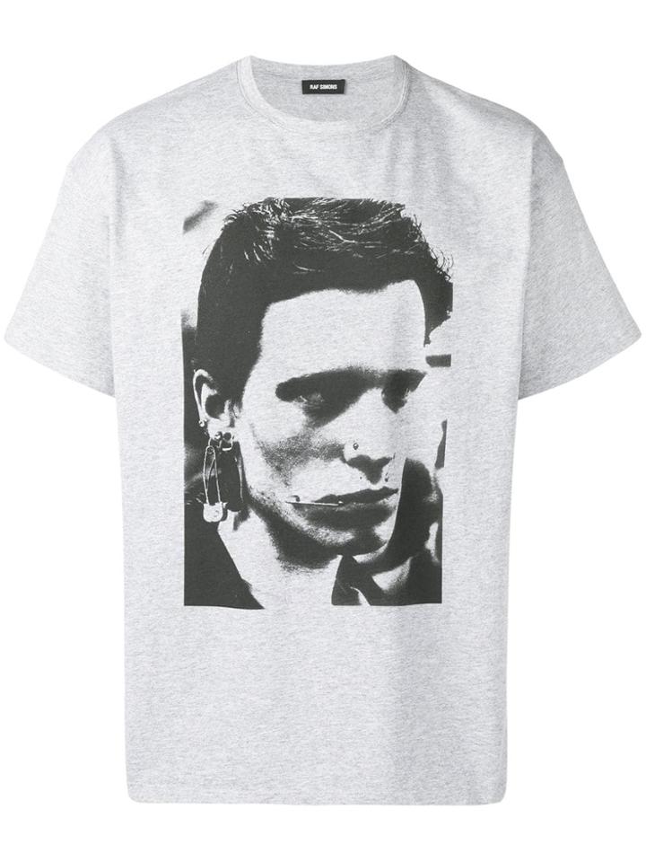 Raf Simons Graphic Print T-shirt - Grey