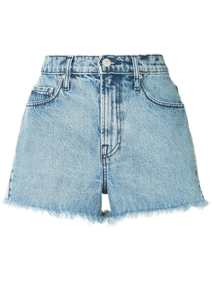 Nobody Denim Panel Shorts - Blue