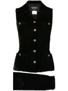 Chanel Pre-owned Two-piece Sleeveless Skirt Suit - Black