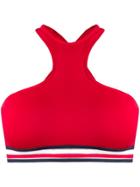 Tommy Hilfiger Criss Cross Bikini Top - Red