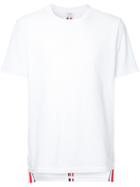 Thom Browne Striped Trim Pique T-shirt - White