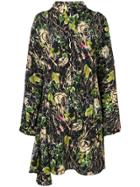 Prada All-over Print Dress - Black