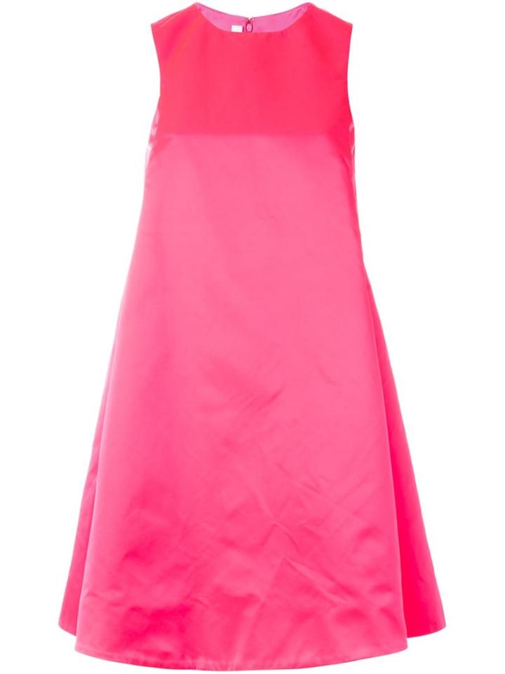 Mcq Alexander Mcqueen Trapeze Dress, Women's, Size: 38, Pink/purple, Polyester/acetate/cupro