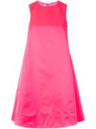 Mcq Alexander Mcqueen Trapeze Dress, Women's, Size: 38, Pink/purple, Polyester/acetate/cupro