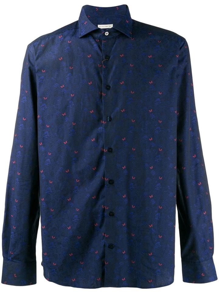 Etro Jacquard Shirt - Blue