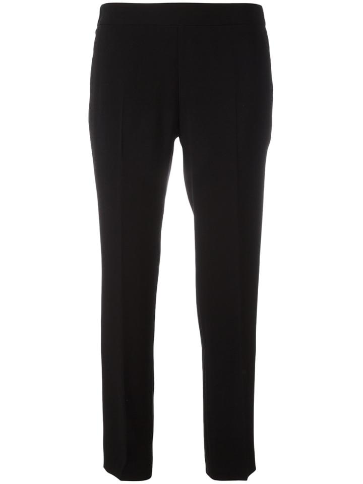 Alberto Biani Cropped Trousers - Black