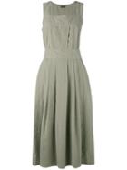 Joseph - Pleated Front Dress - Women - Polyamide/polyester - 36, Green, Polyamide/polyester