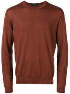 Falke Crew Neck Jumper - Brown