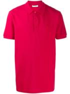 Versace Collection Logo Patch Polo Shirt - Red