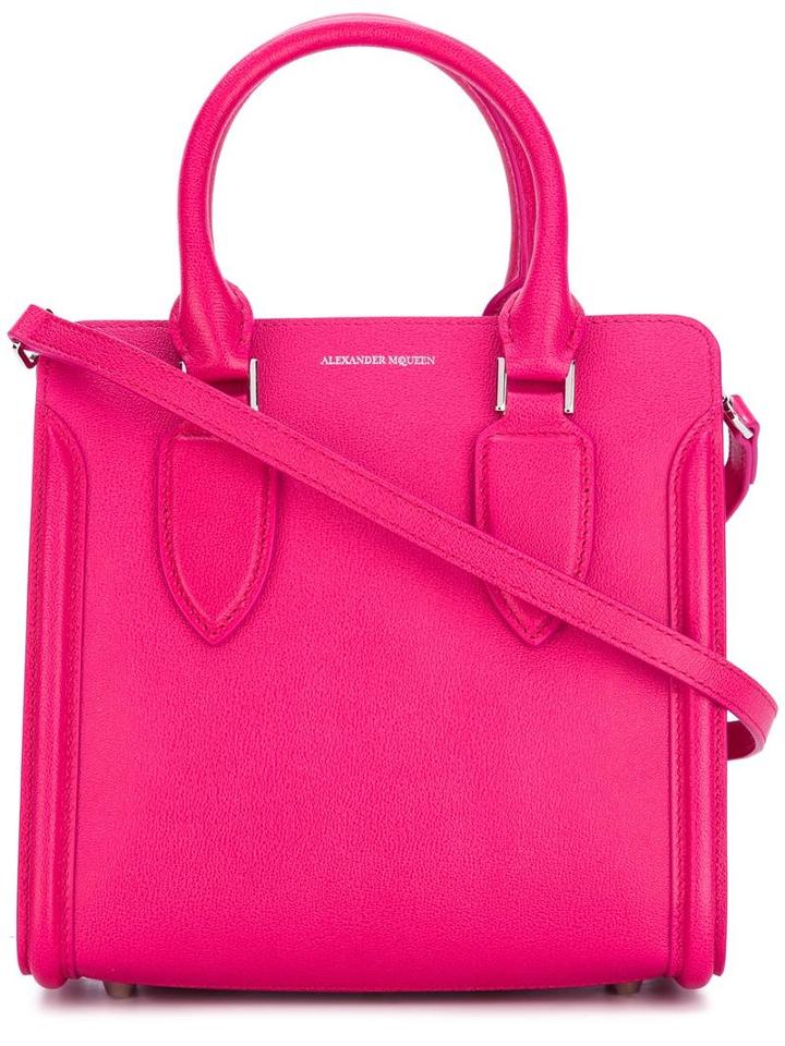 'heroine' Tote, Women's, Pink/purple, Leather, Alexander Mcqueen