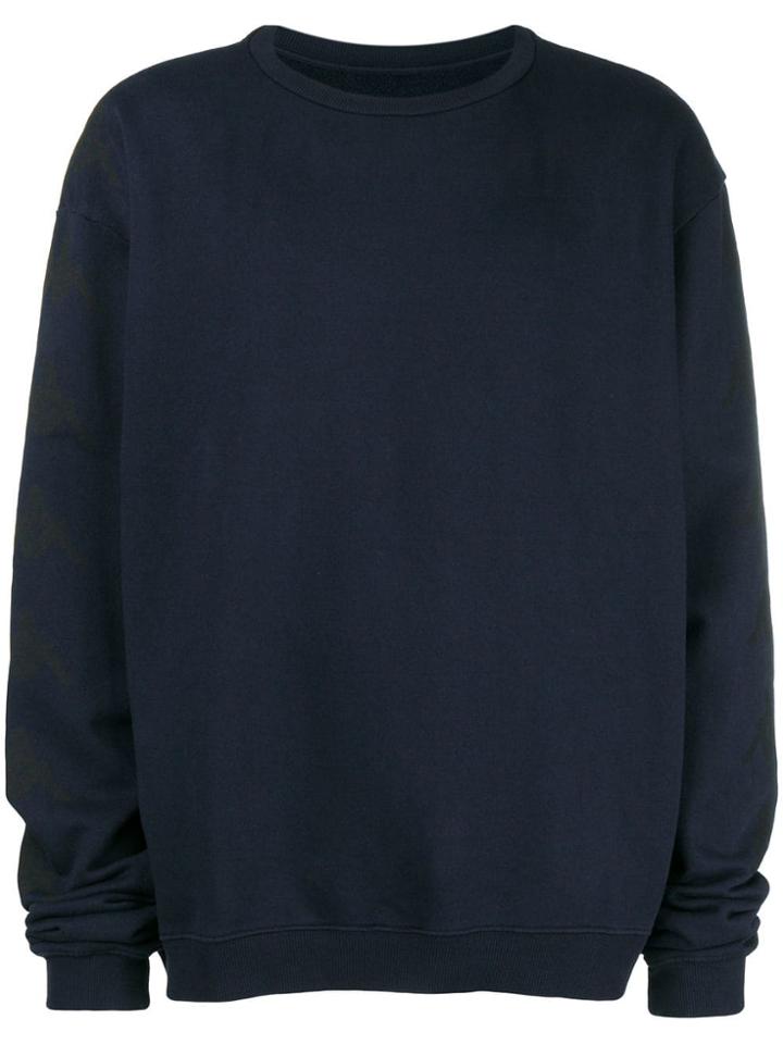 Paura Crew Neck Sweatshirt - Blue