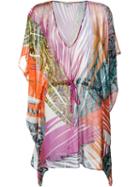 Etro Printed Sheer Kaftan, Women's, Size: 38, Silk