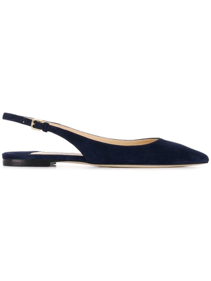 Jimmy Choo Erin Suede Ballerinas - Blue