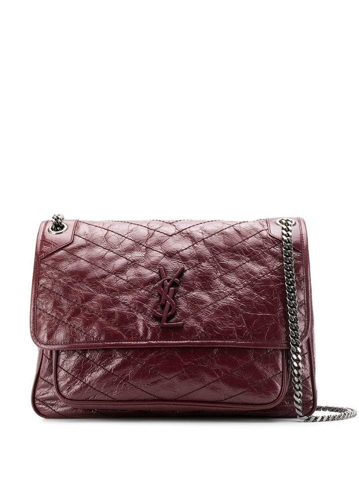 Saint Laurent Niki Large Shoulder Bag - Red