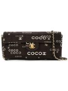Chanel Vintage Coco Chocolate Bar Bag - Black