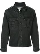 Kent & Curwen Button Up Denim Shirt - Black