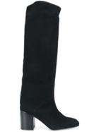 Stuart Weitzman Tieland Asphalt Boots - Grey