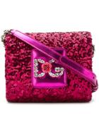 Dolce & Gabbana Dg Millennials Sequinned Shoulder Bag - Pink & Purple