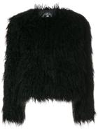 Save The Duck Short Textured Jacket - Black