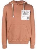 Maison Margiela 'stereotype' Patch Hoodie - Neutrals