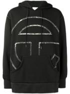 Telfar Embroidered Hooded Sweatshirt - Black