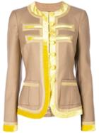 Givenchy Contrasting Trim Jacket - Neutrals