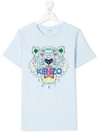 Kenzo Kids Tiger T-shirt - Blue