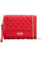 Love Moschino Quilted Crossbody - Red