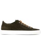 Hypnotic Yellow Classic Lace-up Sneakers, Men's, Size: 40, Green, Suede/leather/rubber