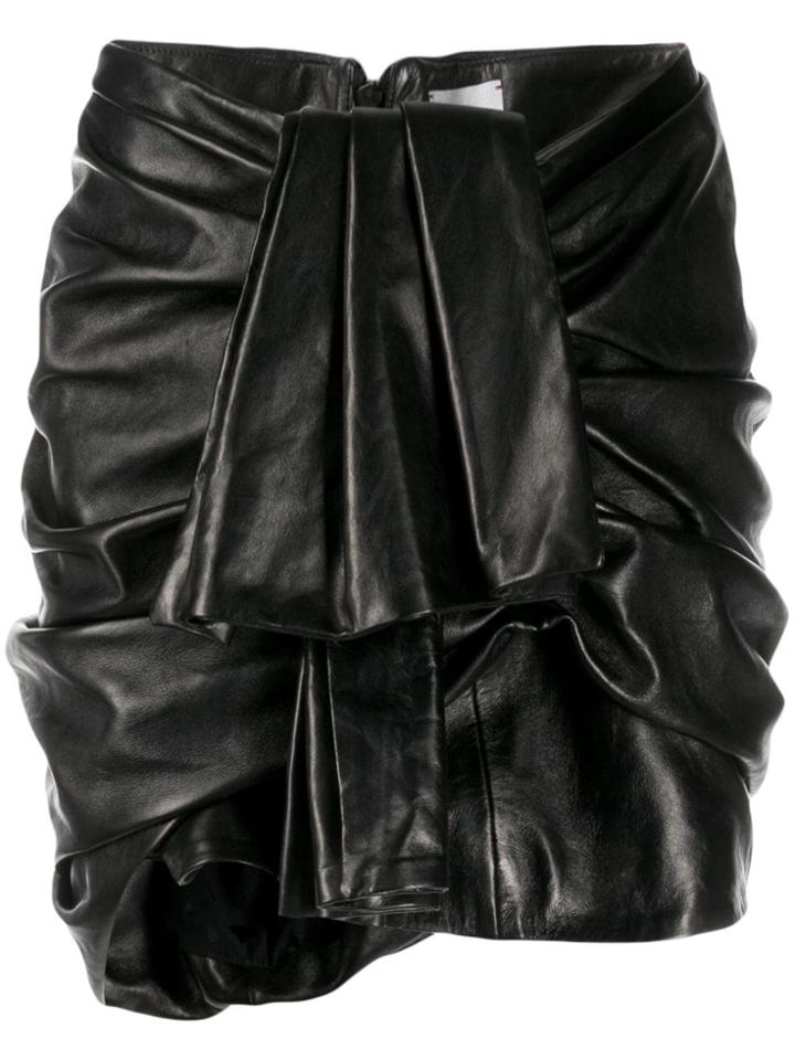 Magda Butrym Ruffled Short Skirt - Black