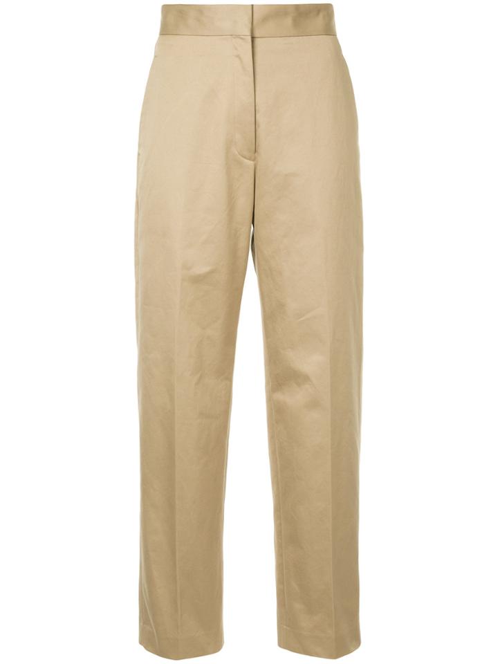 H Beauty & Youth High-waist Tailored Trousers - Brown