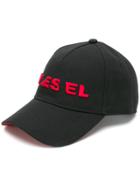 Diesel Branded Cap - Black