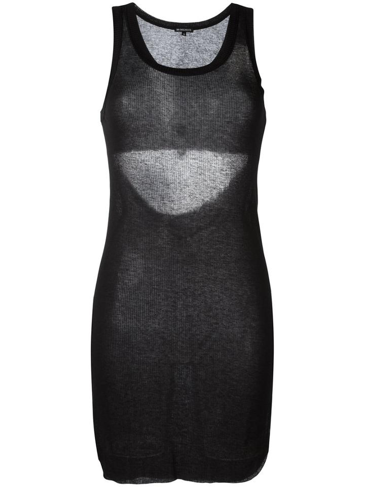 Ann Demeulemeester Shiloh Tank, Women's, Size: 38, Black, Cotton/lyocell