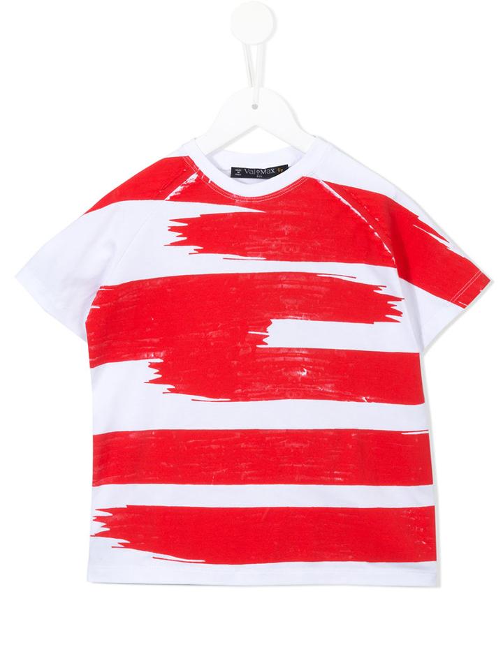 Valmax Kids - Printed T-shirt - Kids - Cotton/elastodiene - 10 Yrs, White