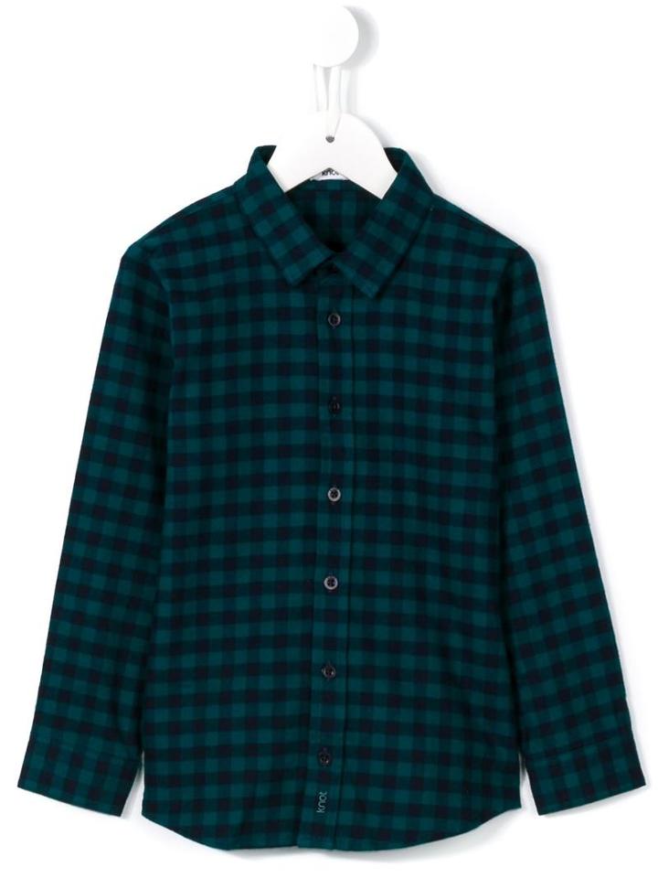 Knot Marine Space Checked Shirt, Boy's, Size: 8 Yrs, Blue