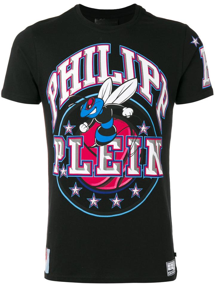 Philipp Plein Traditional T-shirt, Men's, Size: Medium, Black, Cotton