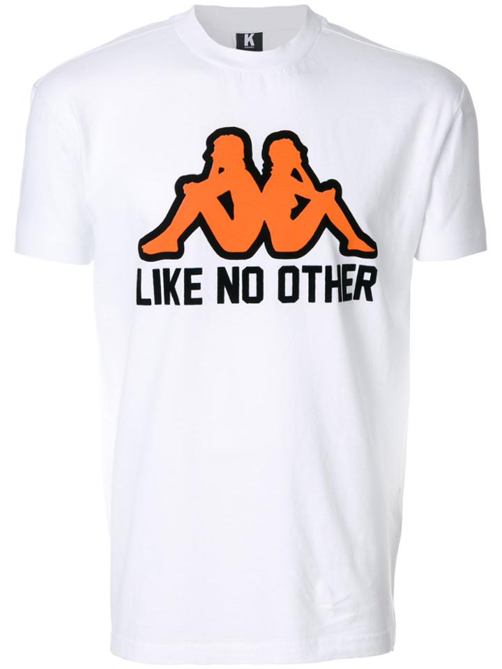 Kappa Logo Print T-shirt - White