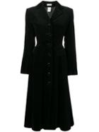 Alaïa Pre-owned Velvet Coat - Black