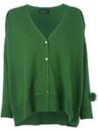 Twin-set Dolmain V Neck Cardigan, Women's, Size: Medium, Green, Silk/cashmere/wool