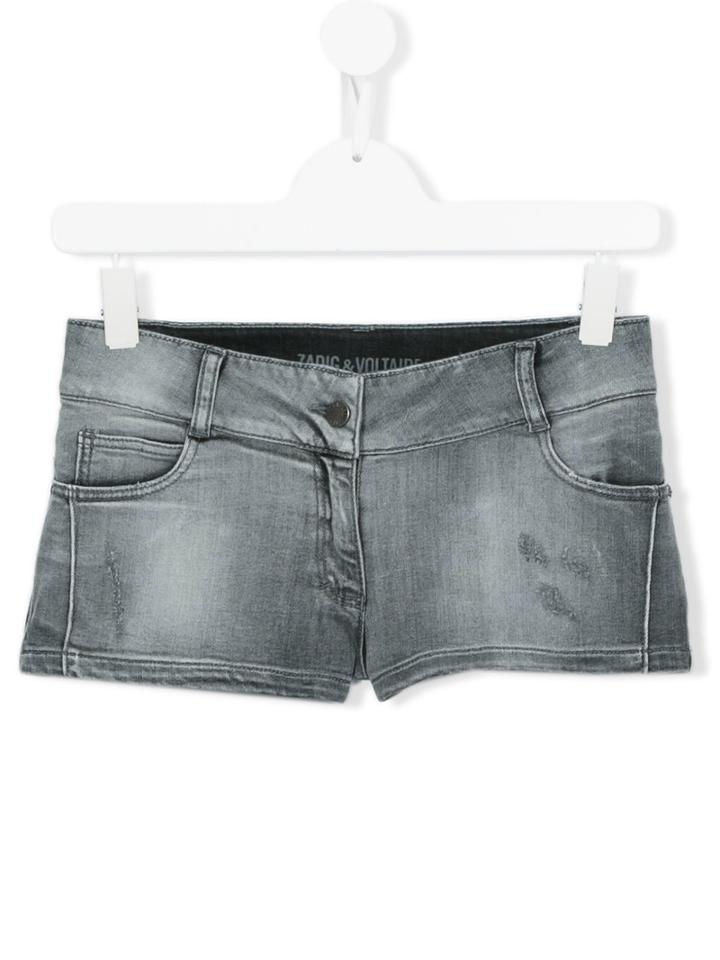 Zadig & Voltaire Denim Shorts, Girl's, Size: 16 Yrs, Grey