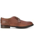 Brimarts Woven Oxford Shoes - Brown