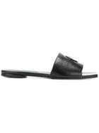 Aeyde Geometric Open-toe Sandals - Black