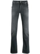 Jacob Cohen Comfort Straight-leg Jeans - Grey