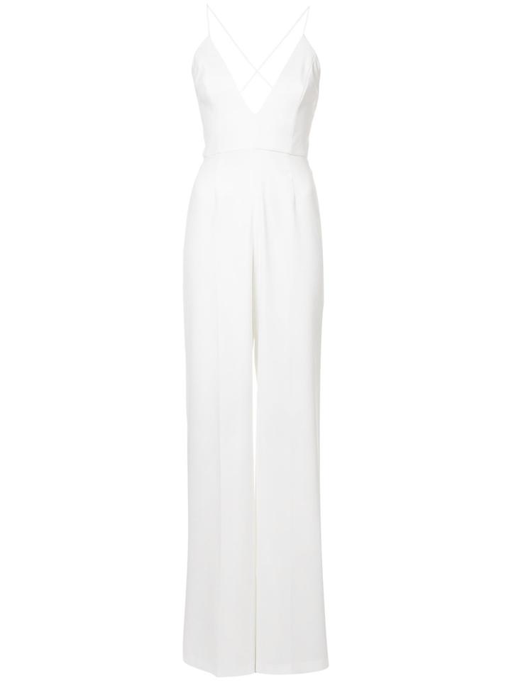 Jay Godfrey Cross Back Jumpsuit - White