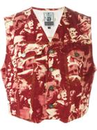Jean Paul Gaultier Vintage 'l'europe De L'avenir' Waistcoat - Red
