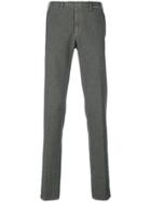 Dell'oglio Slim-fit Tailored Trousers - Grey
