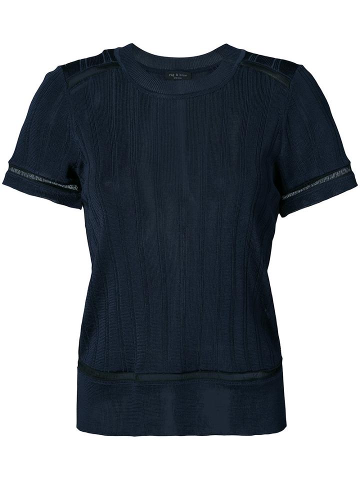 Kaitlin Top - Women - Rayon - S, Blue, Rayon, Rag & Bone