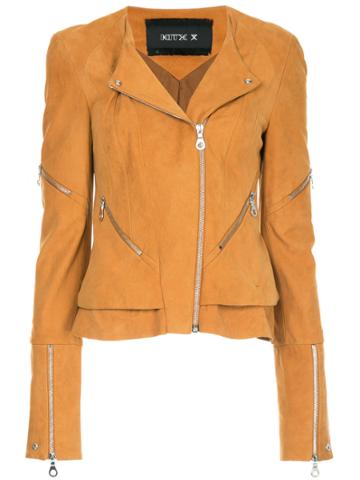 Kitx Intuitive Biker Jacket - Brown