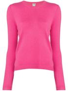 Ines De La Fressange Cashmere Fine Knit Sweater - Pink
