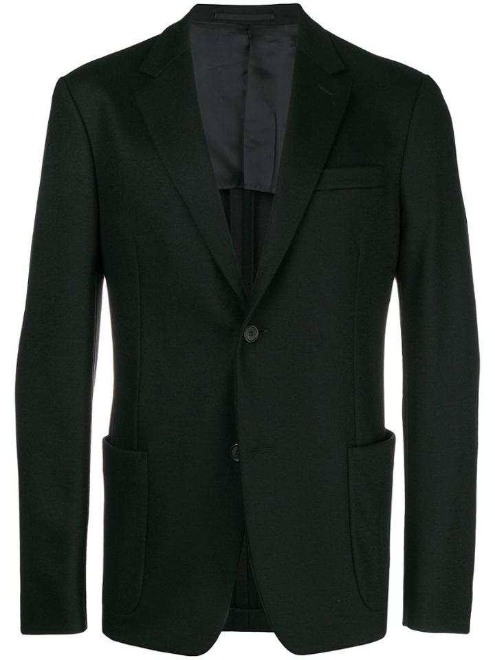 Prada Traditional Slim Fit Blazer - Black